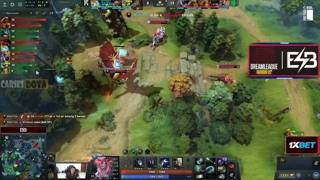 FALCONS VS SHOPIFY REBELLION BO3[GAME 2]ATF, SKITER VS ARTEEZY - DREAMLEAGUE SEASON 22 - DOTA-ESB