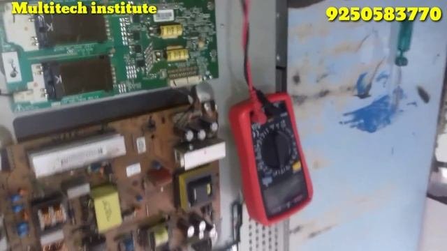 Lcd tv no picture but sound ok !! how to change inverter board