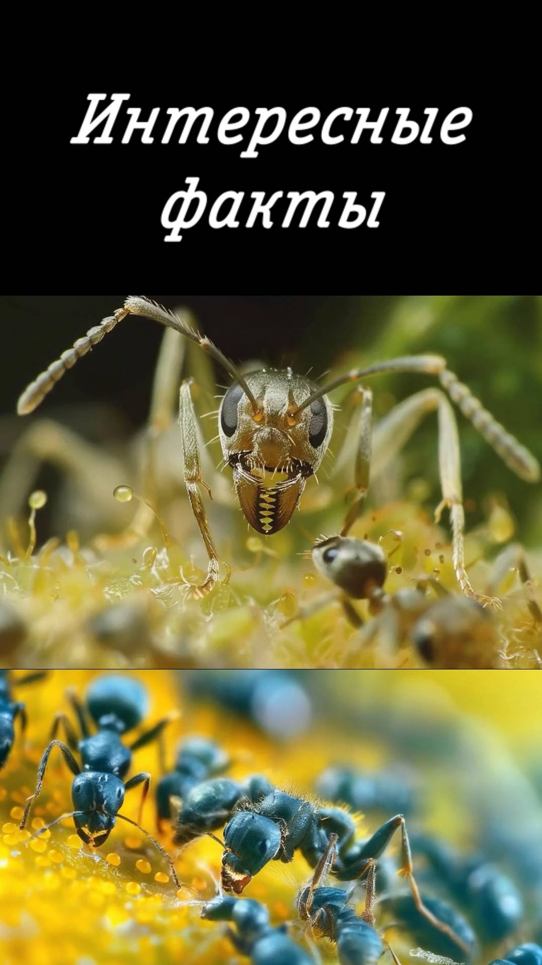 #shorts Ants Микромир у нас под ногами - какой он? Его загадки и факты.