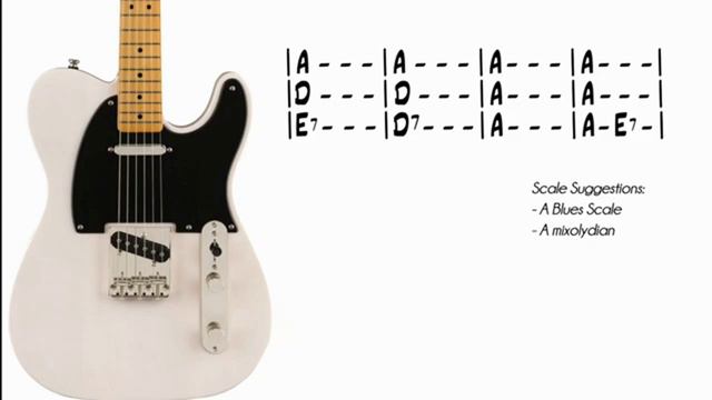 Soul Blues In A Major _ Guitar Backing Track