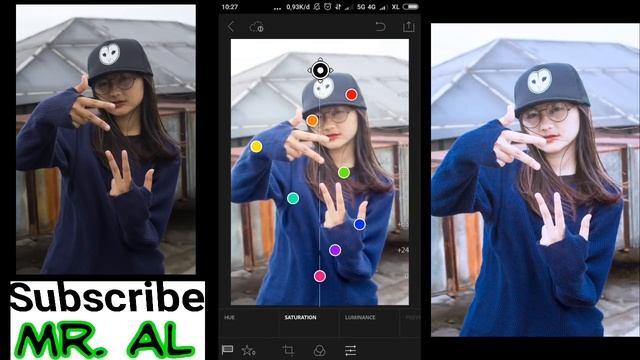 Edit foto kekinian menggunakan adobe Lightroom di android/hp