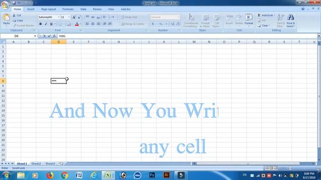 How to insert Bengali font in Microsoft excel| SutonnyMJ Font in Excel