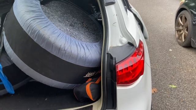 VLOG-ish. Practicality of Infiniti QX70 hauling large loads