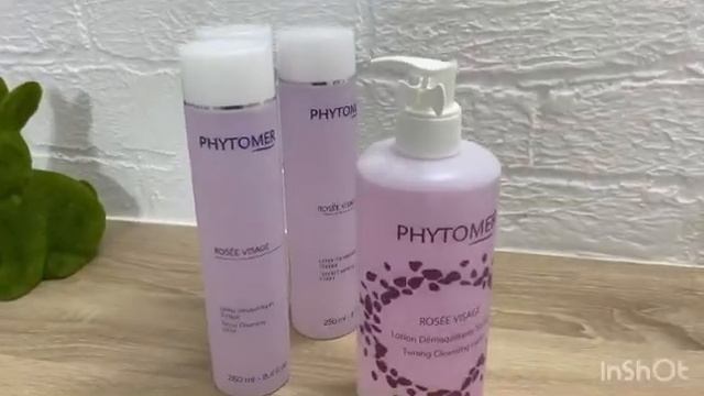 Розовая вода Phytomer тонизирующий очищающий лосьон