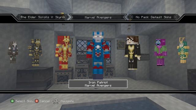 Minecraft (Xbox 360) - Marvel Avengers Skin Pack Review