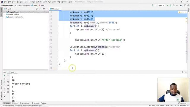 Lesson 5 ArrayLists in Java Programming