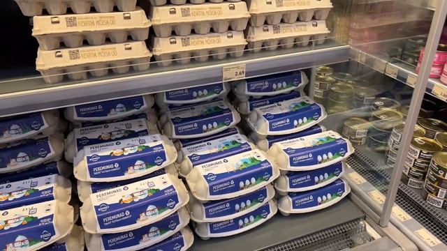 Цены на продукты в Эстонии . Осень 2023 . #таещекулинарка