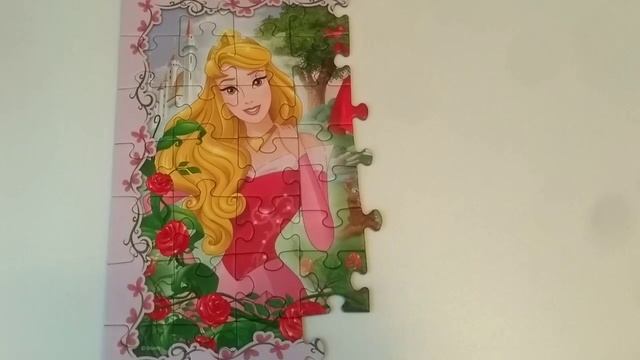 Принцесса Аврора. Собираем пазлы для детей.