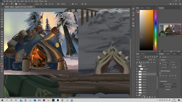 Rimsala | Digital Painting Process (World of Warcraft Fan Art)