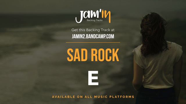 Sad Rock Guitar Backing Track in F# Minor