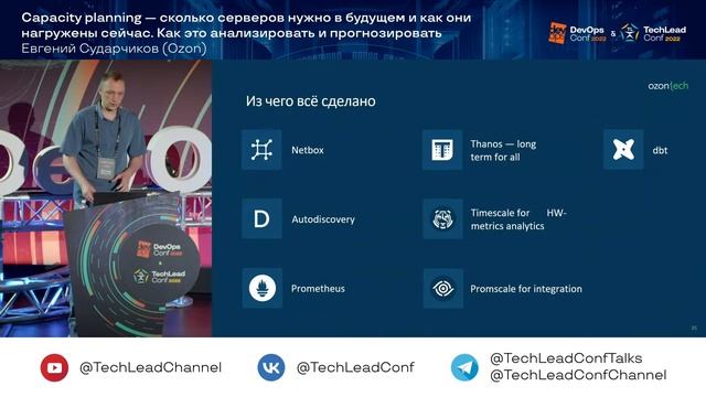 Capacity planning — сколько серверов нужно в будущем и как они нагружены сейчас / Евгений Сударчико