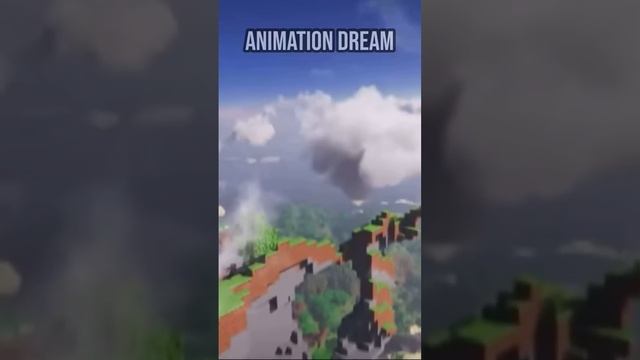 Minecraft Dream Vs. Animation Dream ? Dream On Kratos Cliff Jump #minecraft #shorts #dream #dreamon