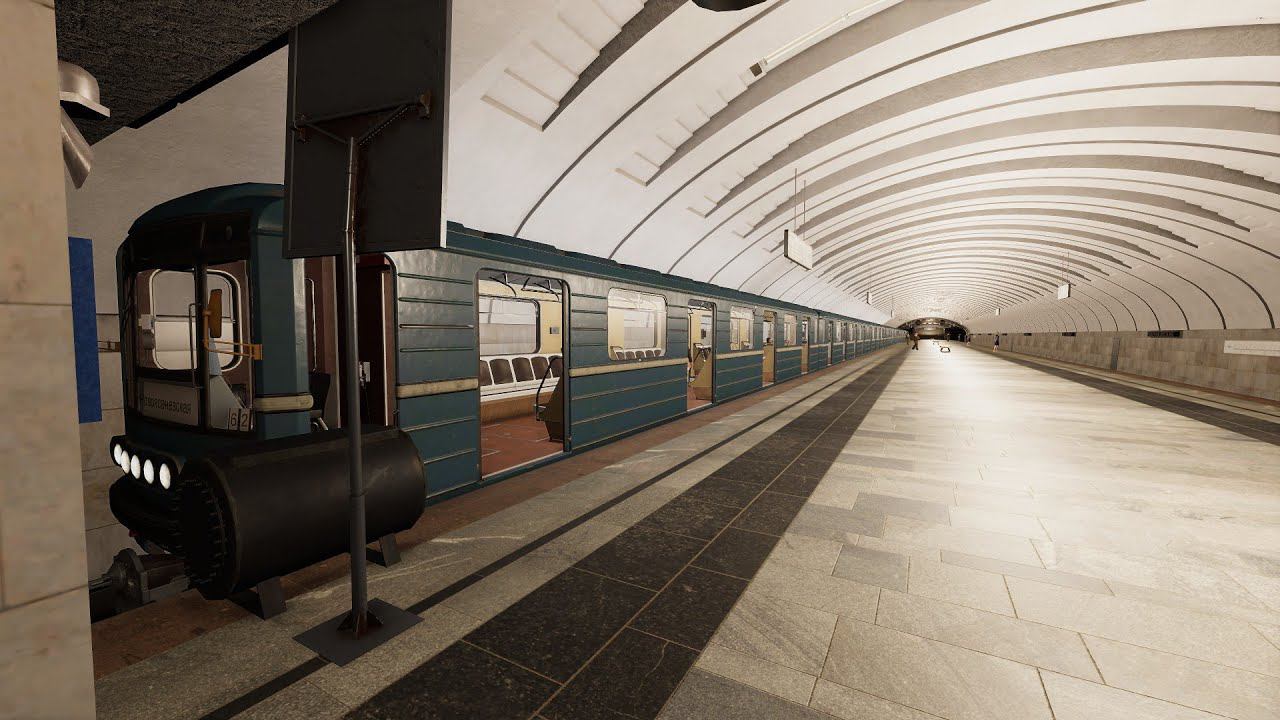 ОТ МЕДВЕДКОВО ДО НОВОЯСЕНЕВСКОЙ ПЕРВАЯ ПОЕЗДКА В METRO SIMULATOR 2