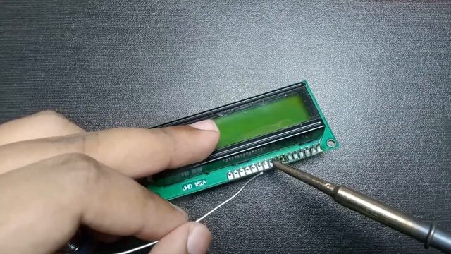How to solder and connect i2c module with 16*2 LCD || Techie Lagan