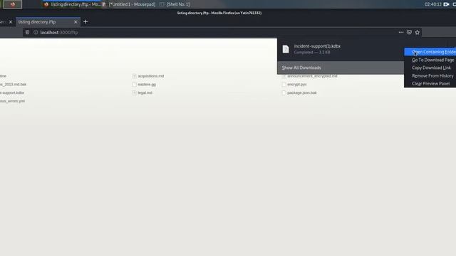 OWASP juice shop solution for Access log