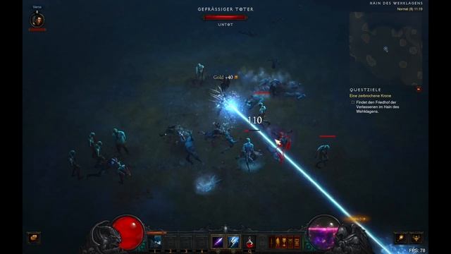 Diablo III on an M1 MacBook Pro 13' 8gb Ram! - Fps, Temperature and Ram Usage Test 2023