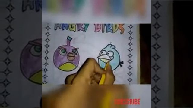 Colouring book for angry birds Part 2 |Little-Pro Art|
