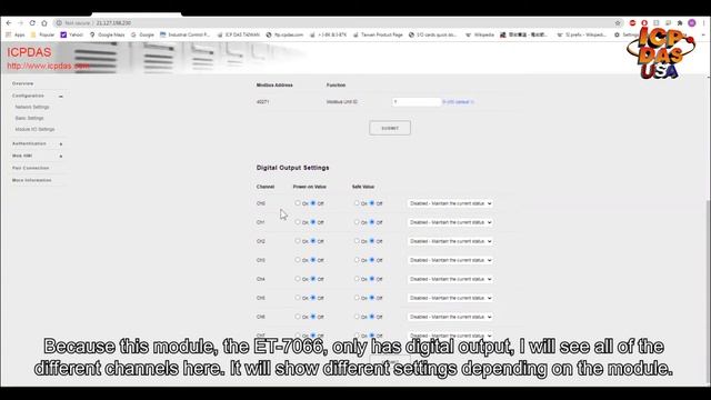 How To: Configure a ET-7000 Module | ICP DAS USA