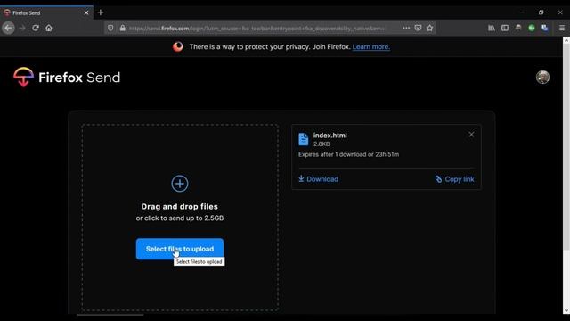 Firefox Send | A Simple File Sharing System | SChoolWab