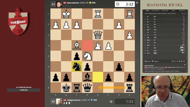 Играем Титульный вторник на chess.com 21.03.2023