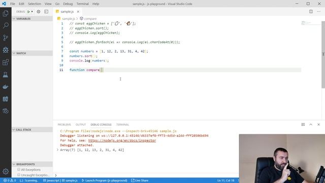 Сортування в JavaScript - курка чи яйце?