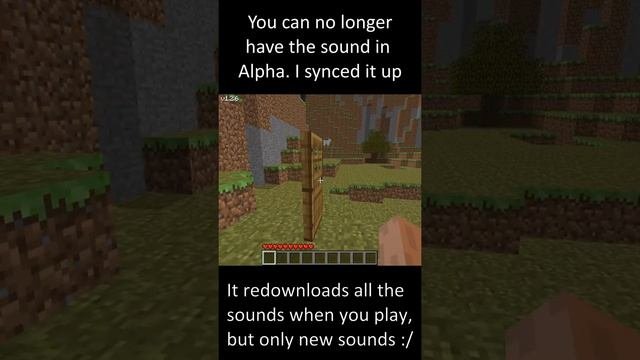 The Old Minecraft Door Sounds