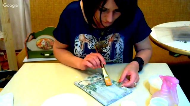 «Весенние декупажные встречи» Лёля Раевская вип блок