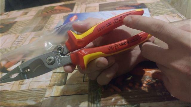 #KNIPEX Распаковка и первое впечатление/  Инструмент для снятия изоляции KNIPEX KN 1396200