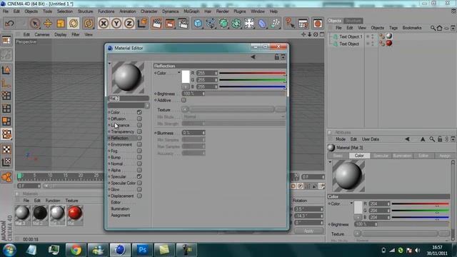 Cinema 4D : How to make 3D Text and Port to Photoshop