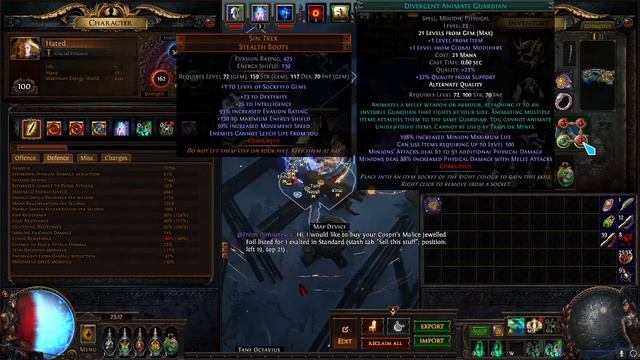 Full Damage Aura bot Guide - Kill your own Bosses and Support your friends - 3.14 Path of Exile