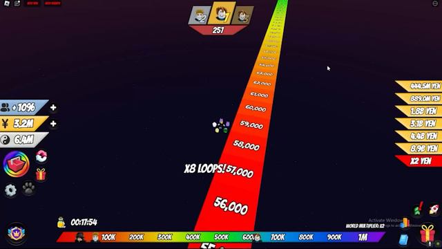ROBLOX CHOP AND FROSTY COMPLETE ANIME FLY RACE CLICKER