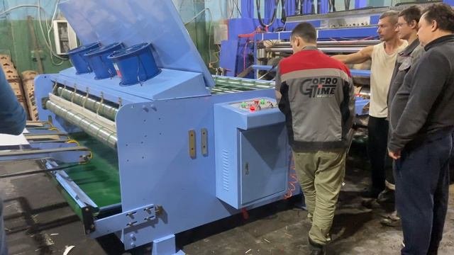Запуск вибростола линии VIKING 950x2200 в компании Эдванс 12.10.2020
