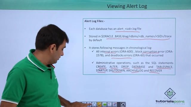 Oracle DB - Alert Log, Trace Files & ADR