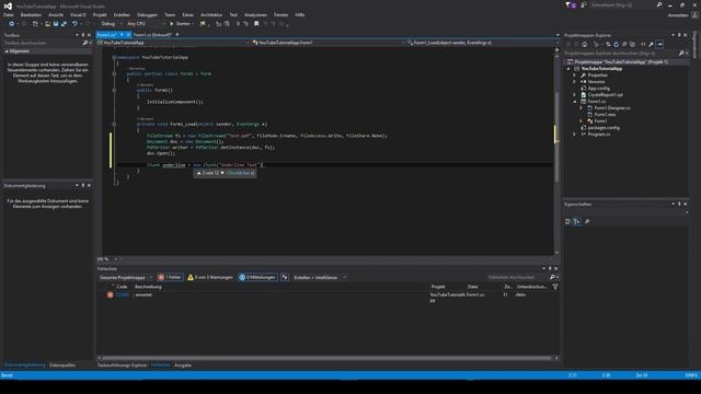 QuickTip #334 - C# Visual Studio .NET Tutorial - iText# PDF Underline Text