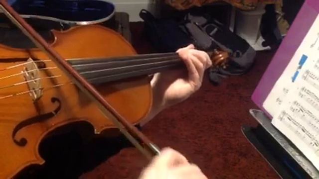 24 Short and Easy Pieces, No. 6 bass clef on Viola