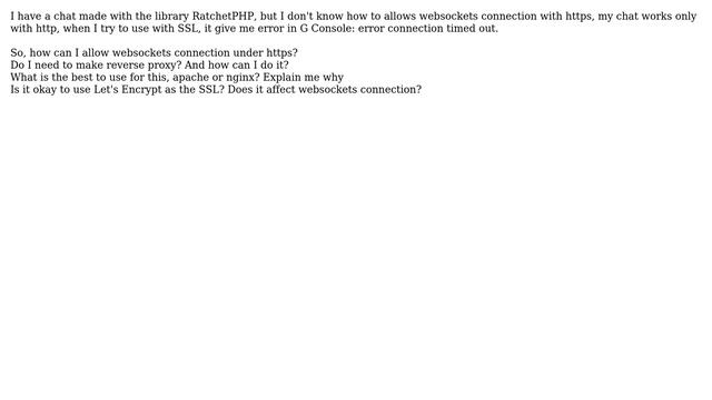 DevOps & SysAdmins: How do I allow WebSockets connection with HTTPS in AWS EC2?