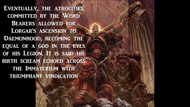 Lorgar, the original traitor.