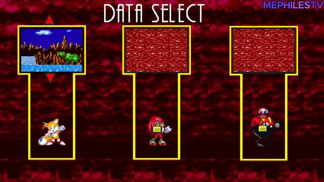 Sonic.exe but you can play as all characters at all zones