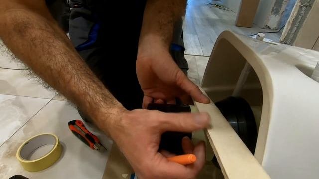 BUD05 Монтаж унітазу LAUFEN на скритому кріпленні на інсталяцію  Grohe