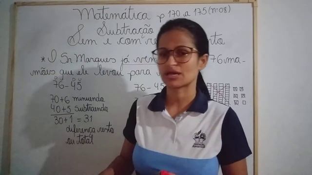 Matemática P.170 A 175/Subtração.