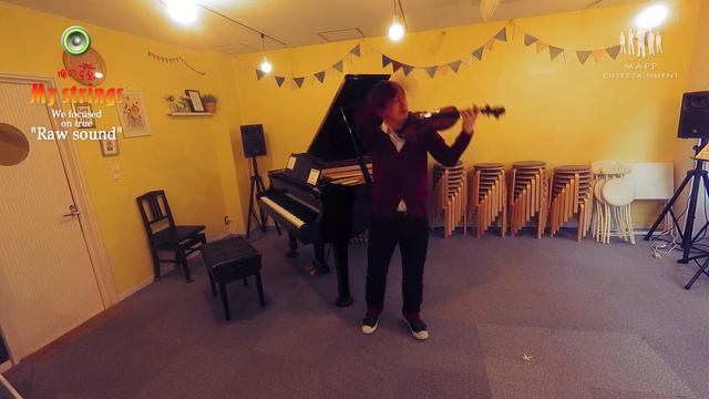 Paganini: 24 Caprices Op.1 - No.20 on Violin - Kazuhiro Takagi | My strings YouTube Channel / Japan