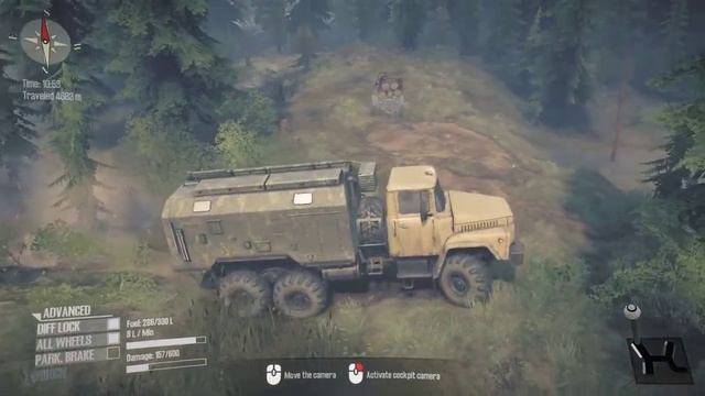 spin tire mudrunner old timer dlc 1957 Chevrolet NAPCO 3100 GMC DW950 and Rocky Hills part 5