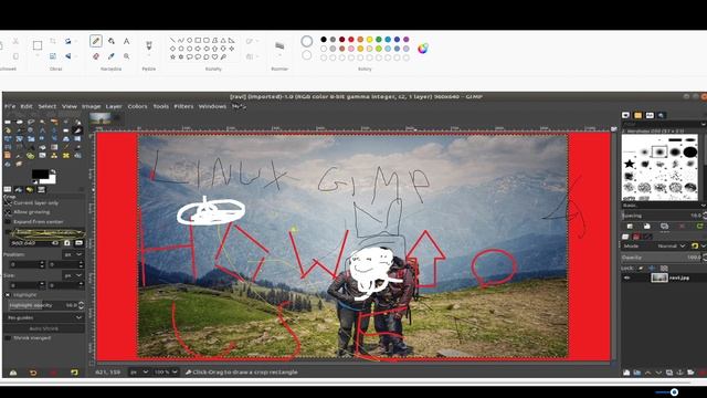 Linux GIMP How To Use