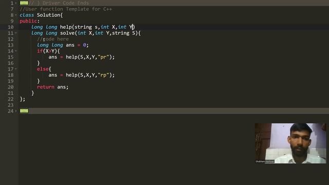 String rp and pr | Hindi | C++ | Java | GFG POTD | Tc:- O(N) | Sc:- O(N)
