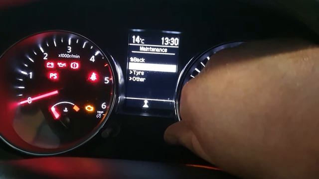 2014 Nissan qashqai service reset problem resolved