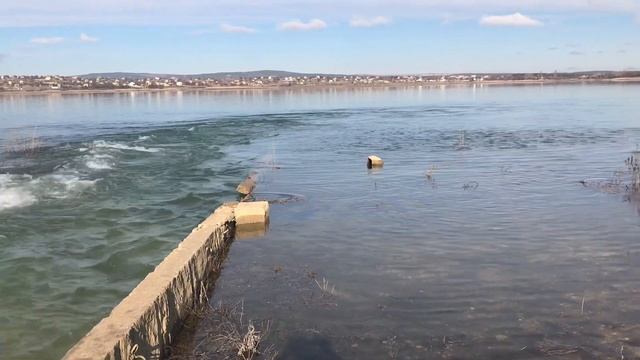 Наполнение Тайганского водохранилища