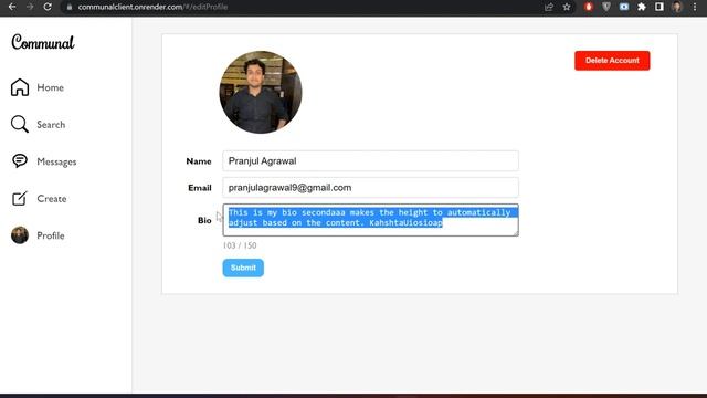 Clone of social media application Instagram made using ReactJs, NodeJs, ExpressJs and MongoDB
