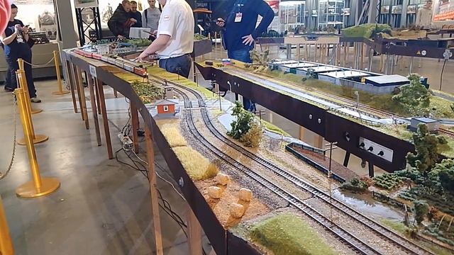 Выставка Железнодорожная модель 2023. Движущиеся модели