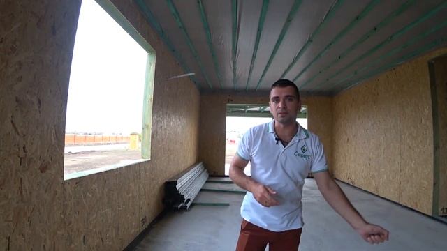 Процесс строительства дома Сервус. Часть 3.