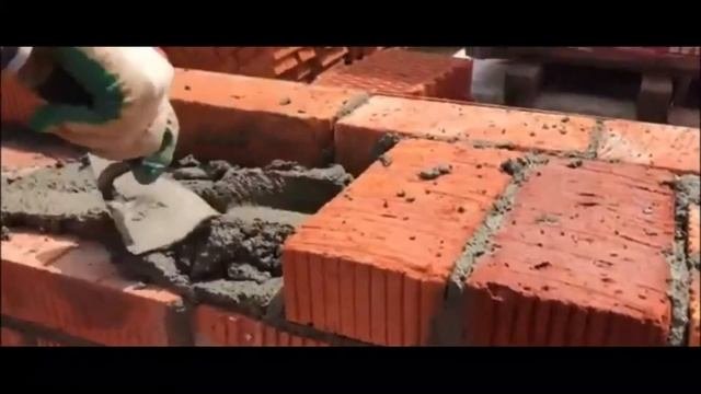 Кладка рабочего кирпича